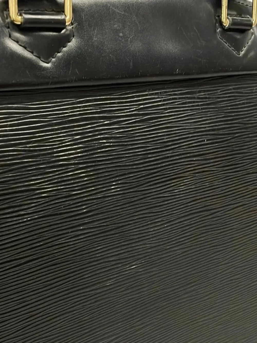 LOUIS VUITTON Riviera M48182 Noir Epi Unconfirmed Handbag